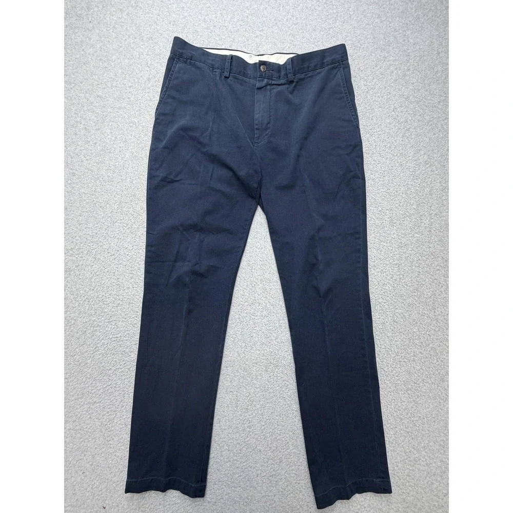 Polo Ralph‎ Lauren Pants Mens 36x32 Blue Slim Fit Chino Casual Dress Work